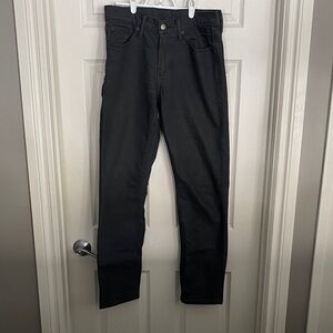Classic Black Straight Jeans for Men